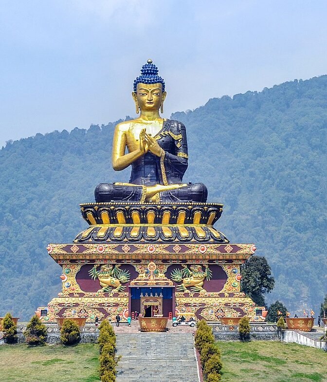 Buddha statue at Buddha Park of Ravangla Sikkim India 1 e1764510992141