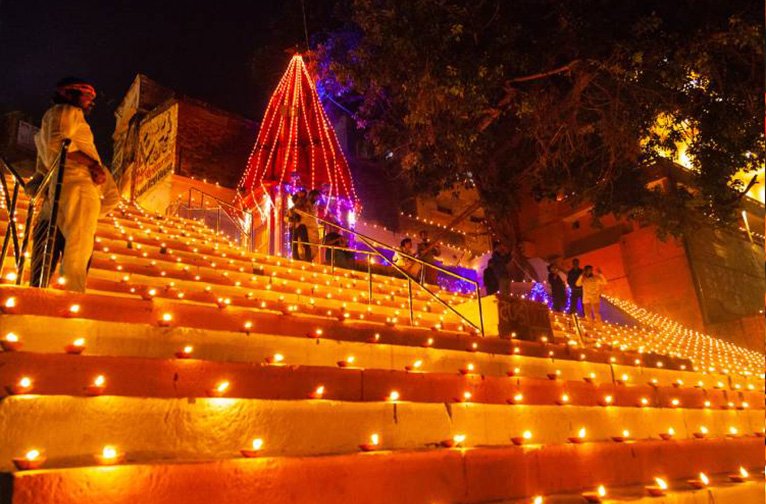 Dev diwali celebration at Varanasi Dev diwali celebration at Varanasi